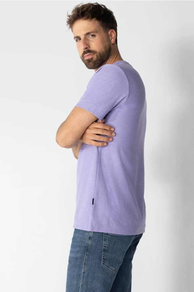 TSHIRT VAN ZWARE JERSEYSTOF MET SLUBS 36135088 6400